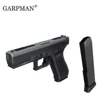 1: 1 G17/18 Пистолетный Пистолет 3D Бумажная Модель Журнала 3D Пазлы Оружие Ручной Работы Papercraft Игрушка