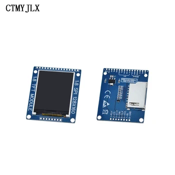 1,8-Дюймовый Последовательный SPI TFT ЖК-Дисплей Модуль PCB Адаптер IC 128x160 Точечная Матрица 3.3V 5V IO Inerface Cmmpatible LCD1602 Для Arduino