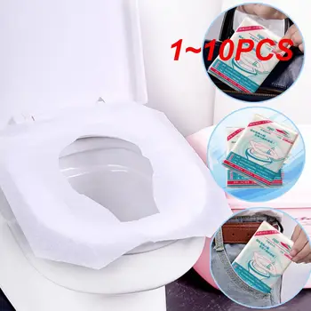 1 ~ 10ШТ пакет Водонепроницаемой туалетной бумаги, коврик для путешествий, кемпинга, дома, Одноразовый Гигиенический Защитный Чехол для сиденья унитаза, Коврик для ванной комнаты