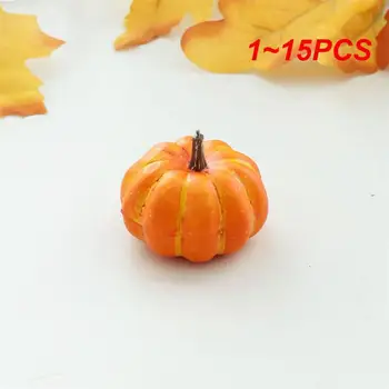 1 ~ 15ШТ Мини-искусственный декор из тыквы на Хэллоуин, имитирующий Овощи, сделай сам, украшение вечеринки на Хэллоуин, реквизит для фермерского дома