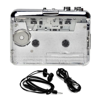 1 комплект USB-кассеты для записи радиоплеера в MP3/CD Type-C, аудиомузыкальный плеер Walkman, кассетный магнитофон, пластик