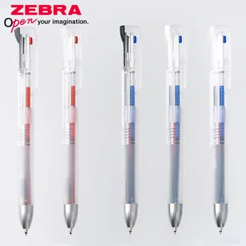 1 шт. Многофункциональные шариковые ручки Japan Zebra Blen, 2 + 1 масляная ручка среднего размера, механический карандаш, ограниченная 3-цветная шариковая ручка, канцелярские принадлежности
