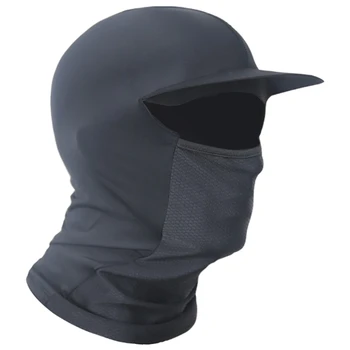 1 Шт. Солнцезащитная кепка для защиты шеи на открытом воздухе, Быстросохнущая шляпа-козырек, Мужская Съемная шляпа для велоспорта, скалолазания, Дышащая Маска