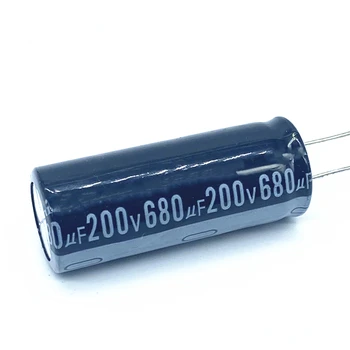 10 шт./лот 680 МКФ 200 В 680 МКФ алюминиевый электролитический конденсатор размер 18*50 200V680UF 20%