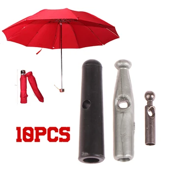 10 шт. Складной зонт, косточки, металлические детали, компоненты, металлические бусины для хвостовика зонта