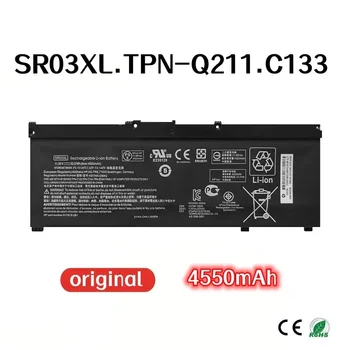 100% оригинальный аккумулятор емкостью 4550 мАч для HP SR03XL TPN-Q193 Q211 C133 C134 15-DC0004/0005/0006/0007/0008/0009/0011/0013/ 0014TX аккумулятор для ноутбука