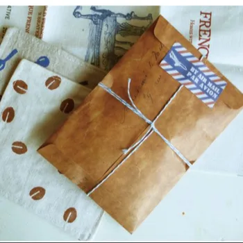 10ШТ Ретро конверт из крафт-бумаги для скрапбукинга винтажный коричневый ретро конверт классический подарок для рукоделия