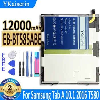 12000 мАч YKaiserin Аккумулятор EB-BT585ABE для Samsung Galaxy Tablet Tab A 10.1 2016 T580 SM-T585C T585 T580N + Трек-код Bateria