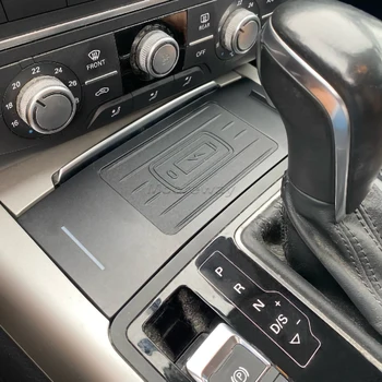 15 Вт Автомобильное Беспроводное Зарядное Устройство Qi Для Audi A6 C7 A7 RS6 2012-2018 Быстрая Зарядка Крепление Для Мобильного Телефона Быстрая Зарядная Панель Внутренняя Отделка