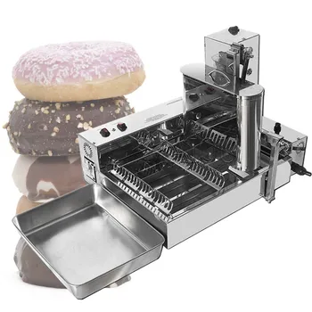 1800 шт / час Пончиков 2000 Вт С Компьютерным Управлением Электрический Нагрев 4-Рядная Автоматическая Машина Для Приготовления Пончиков Auto Doughnut Maker