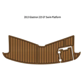 2013 Glastron 225 GT Платформа для плавания, подножка для лодки, коврик для настила из пены EVA, тикового дерева