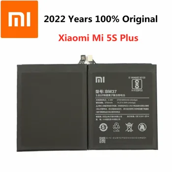 2022 Года Высококачественная оригинальная батарея BM37 для Xiaomi Mi 5S Plus MI5S Plus Аккумулятор мобильного телефона емкостью 3800 мАч