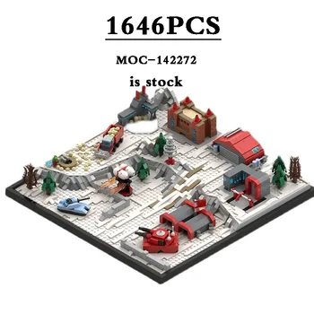 2023 Новый MOC-142272 Серия игр Command & Conquer Red Cordon, игровая сцена, строительные блоки, игрушки, 1646 Рождественских подарков, подарки своими руками