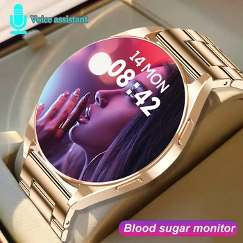2024NEW Watch 6 PRO MAX Для Samsung Galaxy Smart Watch Мужчины Женщины Частота Сердечных Сокращений BT Вызов AI Голосовой Помощник Измерять Артериальное Давление Smartwatch