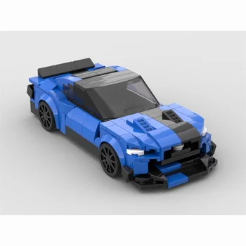235 шт. Строительные блоки MOC Speed Champions Shelby 2022 Model Technology Bricks DIY Assembly Детские игрушки Рождественский подарок