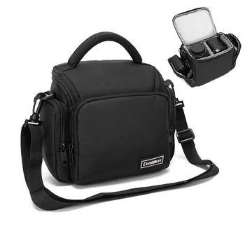 24-сантиметровая портативная сумка для фотоаппарата, нейлоновые водонепроницаемые чехлы для фотоаппаратов, устойчивые к царапинам, портативная сумка с ремешком, аксессуары для фотоаппаратов