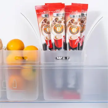 2шт Ящик для хранения продуктов В Холодильнике Прозрачный Ящик Для хранения приправ Органайзер для холодильника Ящики Кухонный Органайзер для хранения холодильника