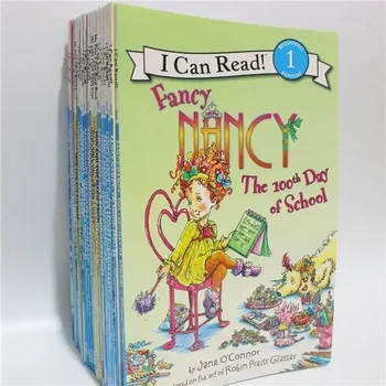 30 Книг / набор I Can Read Fancy Nancy Наборы Книг Манги на английском Языке для Изучения Чтения Книг с картинками для детей Развивающие Буклеты