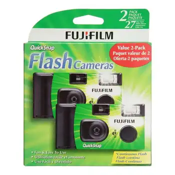 35-мм фотокамера Fujifilm QuickSnap одноразового использования со вспышкой, 2 комплекта