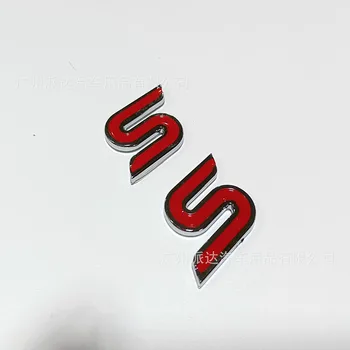 3D ABS Красный логотип Эмблема Значок на крыле автомобиля Наклейка на багажник для Ford New Mondeo Focus S Аксессуары Stikcer