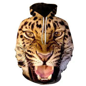 3D Леопардовая толстовка с капюшоном для мужчин и женщин, леопардовая одежда с животным принтом, забавные спортивные костюмы, прямая поставка, мужские толстовки, повседневная толстовка
