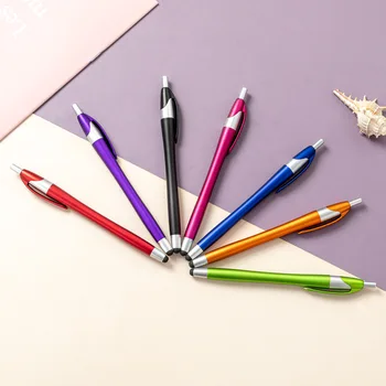 50ШТ Пластиковая шариковая ручка Стилус ручки с сенсорным экраном для письма Канцелярские школьные принадлежности