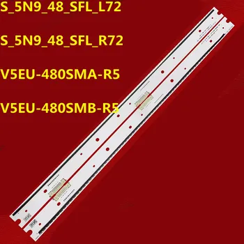 596 ММ Светодиодная Лента Подсветки Для UE48JS8500 UE48JS8590T UE48JS9000 S_5N9_48_SFL_L72 R72 V5EU-480SMA-R5 V5EU-480SMB-R5 QJ048FLLV1H