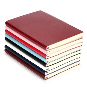 5X6 Цветов в случайной мягкой обложке из искусственной кожи Блокнот для записей, Дневник на 100 страницах с подкладкой