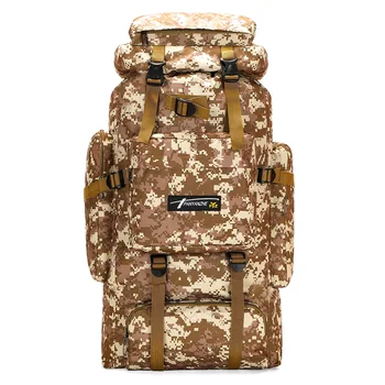 70Л Военный Мужской дорожный рюкзак Тактический Альпинистский Походный камуфляж Многофункциональная сумка Военный рюкзак