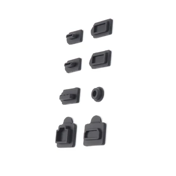 8шт Пылезащитный штекер для PS5Slim, силиконовый защитный комплект штекеров