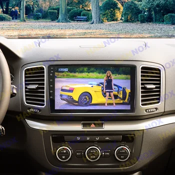 9-дюймовый сенсорный Android Автомобильный радиоприемник стерео для Volkswagen VW Sharan Автоматический Мультимедийный плеер GPS Навигация Управление рулевым колесом