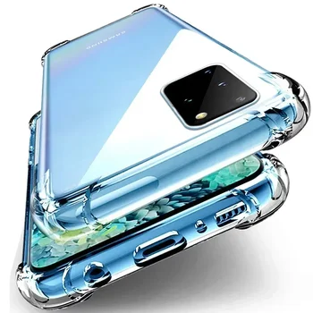 A prueba de golpes caso de para Samsung Galaxy A50 A51 A70 A71 A10 A30 S9 S10 S10e S20 S21  de silicona caso de la cubierta