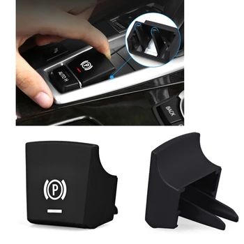 ABS Черная крышка кнопки электронного ручного тормоза для BMW 5 7 серии F10 F18