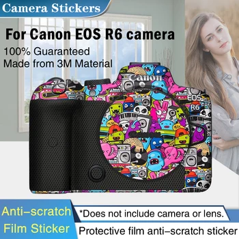 EOS R6 Camera Body Sticker Coat Обернуть Защитной Пленкой Защитную Наклейку Skin Для Canon EOS R6 EOSR6 Camera Stickers Case Film coat