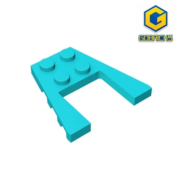 Gobricks GDS-726 PLATE 4X4 с клиновидными пластинами под УГЛОМ 4x4, совместимыми с детскими строительными блоками lego 43719 