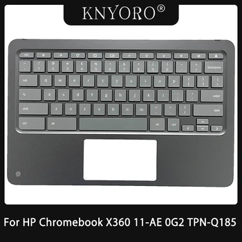 L01240-001 Клавиатура США для HP Chromebook X360 11-AE 0G2 TPN-Q185 Верхняя Подставка для рук Ноутбука Верхний Чехол Замена клавиатуры Оригинал