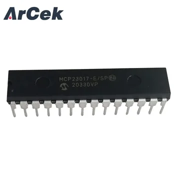 MCP23017-E/SP DIP-28 MCP23017 16-разрядный расширитель ввода-вывода с IC интерфейсом I2C