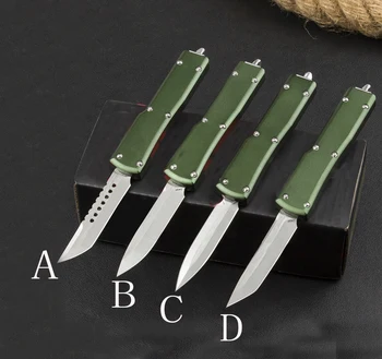 Micro OTF Tech Knife UT70Series UTX Карманный Нож D2 С Лезвием Из Алюминиевого Сплава, Ручка Для Самообороны на открытом воздухе, Фруктовый Нож для Кемпинга