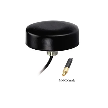 MMCX мужская водонепроницаемая IP67 глонасс gps антенна с винтовым креплением для наружного использования с высоким коэффициентом усиления малого размера GPS глонасс двойная активная автомобильная антенна