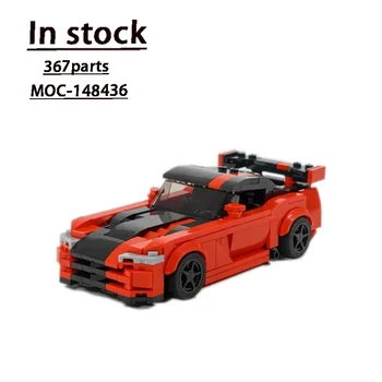 MOC-148436 Классический спортивный автомобиль ACR 2008 Модель строительного блока для сборки, сшитая модель, игрушка-конструктор для детей на День рождения