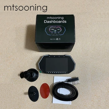 Mtsooning Сменный автомобильный OBD GPS Головной дисплей, цифровой одометр, Спидометр, приборные панели сигнализации