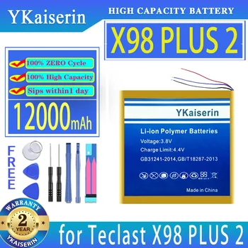 YKaiserin Аккумулятор 9600 мАч/12000 мАч для Teclast X98 Plus 2/Air 3G C2D7 P98 P98HD 3 Линии Tablet Bateria