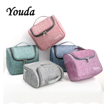 Youda Корейские минималистичные косметички большой емкости, многофункциональная косметичка, входная упаковка, мешочек для стирки, сумки для хранения.