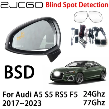 ZJCGO Автомобильная BSD Радарная Система Предупреждения Об Обнаружении Слепых Зон Предупреждение о Безопасности Вождения для Audi A5 S5 RS5 F5 2017 ~ 2023