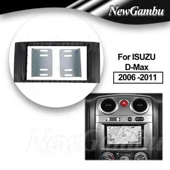 Автомобильная Рамка Для ISUZU D-Max 2006 -2011 Рамка Двойная 2 Din Android Экран Приборная Панель Отделка Консоли Рамка
