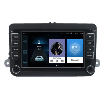 Автомобильный радиоприемник Android 12 с GPS-плеером для Vw с сенсорным экраном стерео видео 2g 32g с Carplay Auto 7 дюймов