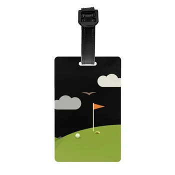 Багажная бирка для любителей гольфа, спортивная дорожная сумка для игроков в гольф, чемодан, защитная крышка, идентификационная этикетка