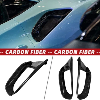 Боковые вентиляционные отверстия из сухого углеродного волокна в стиле P Для Ferrari 488 Gtb Spider 2015-2018