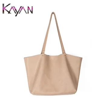 Большая женская сумка-тоут из мягкой кожи в корейском стиле, однотонная женская композитная сумка на каждый день, женская сумка с верхней ручкой