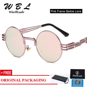 Бренд WarBLade, Дизайнерские Классические Круглые поляризованные Солнцезащитные очки, Мужские Винтажные ретро-очки, Солнцезащитные очки для вождения, Женские солнцезащитные очки